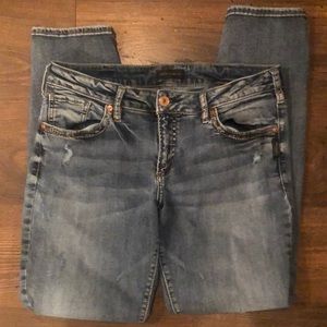 Silver boyfriend crop